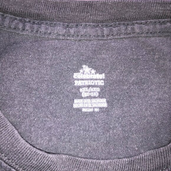 Celebrate Patriotic Mens Tank Top Size 2XL Motorcycle Graphic Tee Crew Neck Y2K - Picture 10 of 12